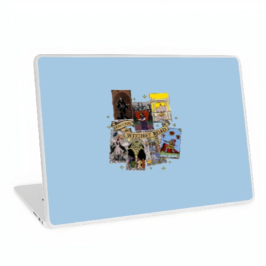 Agatha All Along Tarot Cards Laptop Skins, Marvel Show Disney, Agatha Harkness Down The Witches