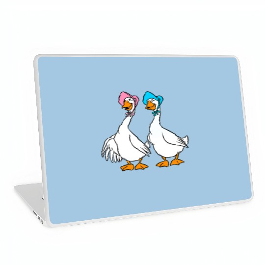 Disney The Aristocats Group Geese Characters Funny Goose Laptop Skins, Goose Lover Gift