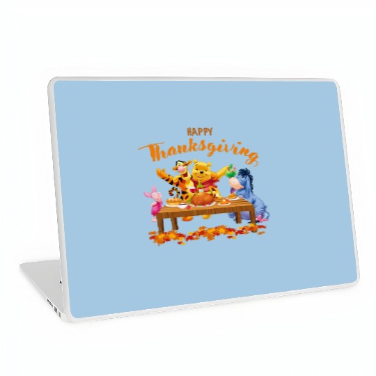 Happy Thanksgiving Laptop Skins, Disney Pooh The Winnie, Eeyore Laptop Skins