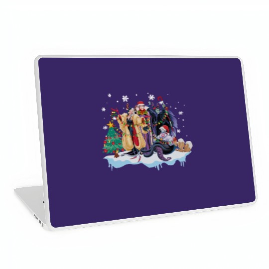 Disney Villains Squad Characters Christmas Light Christmas Laptop Skins