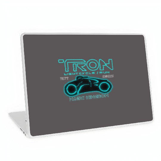 Disney Tron Lightcycle Run Magic Kingdom Laptop Skins, Disney Tron Bike Laptop Skins