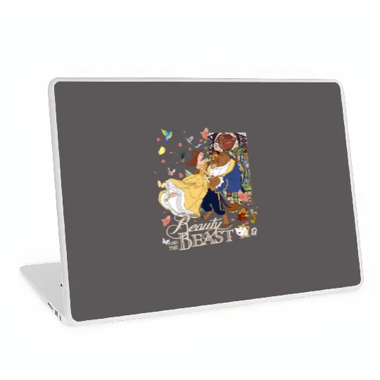 Vintage Beauty And The Beast  Laptop Skins, Disney Princess Laptop Skins