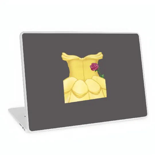 Disney Beauty And Beast Belle Dress Costume Hall Laptop Skins
