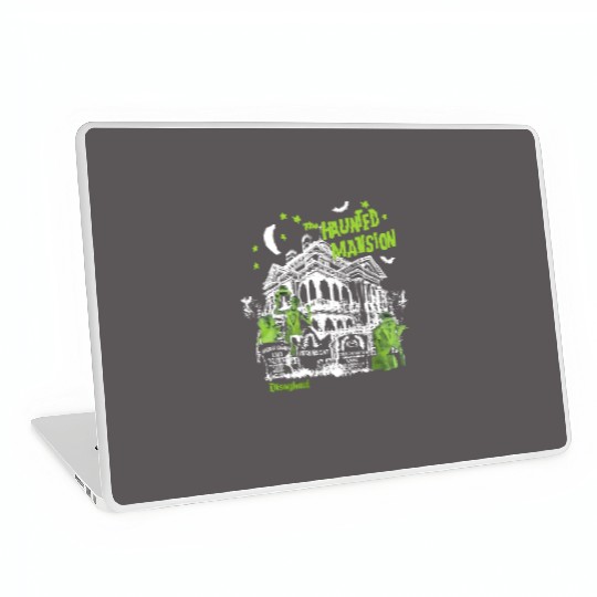 Vintage Haunted Mansion Laptop Skins, The Haunted Mansion Laptop Skins, Disneyland Halloween Laptop Skins