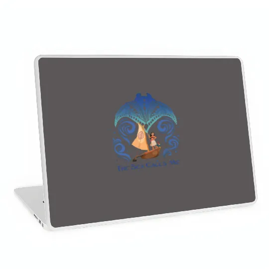 Disney Moana Grandma Tala Moana The Sea Calls Me Laptop Skins, Moana Stingray