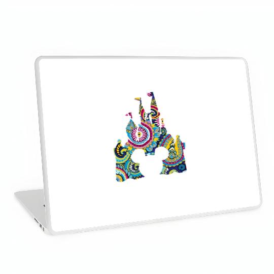 Disney Castle Sublimation Mickey Laptop Skins