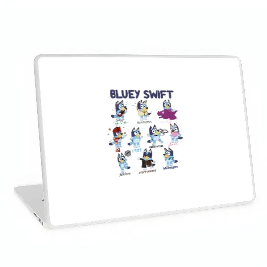 Discover Taylor version BlueyDad Adult Laptop Skins | Taylor Eras Laptop Skins