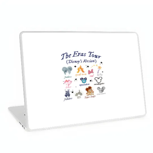 Eras Tour Disney Laptop Skins, Swift Happiest Magical Place Gift