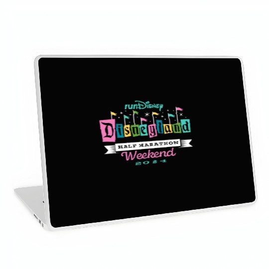 runDisney Disneyland Half Marathon Weekend 2024 Laptop Skins, Disney Running Laptop Skins, Disney Runner Laptop Skins