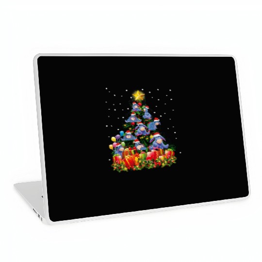 Disney Eeyore Christmas Trees Holiday Laptop Skins