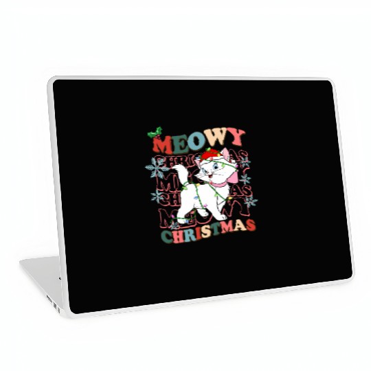 Disney Aristocats Santa Marie Cat Christmas Lights Costume Laptop Skins