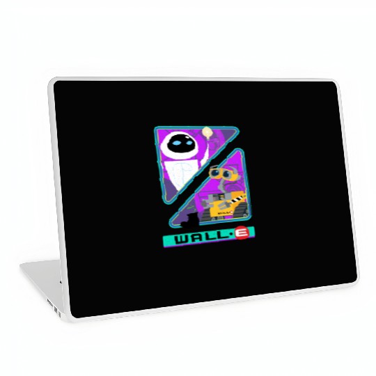 Retro Disney Pixar Wall-E Triangles And Eve Graphic Laptop Skins