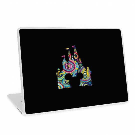 Disney Castle Sublimation Mickey Laptop Skins