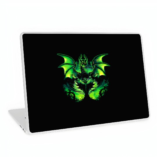 Maleficent Disney Art Dragon Laptop Skins
