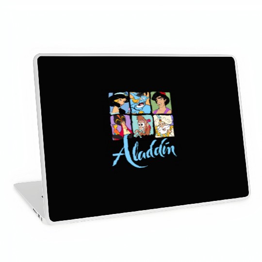 Disney Aladdin Characters Group Shot 1992 Laptop Skins