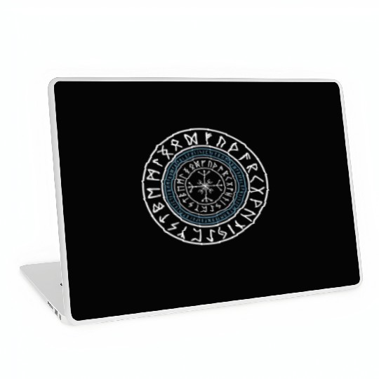 Viking Runes Circle Laptop Skins