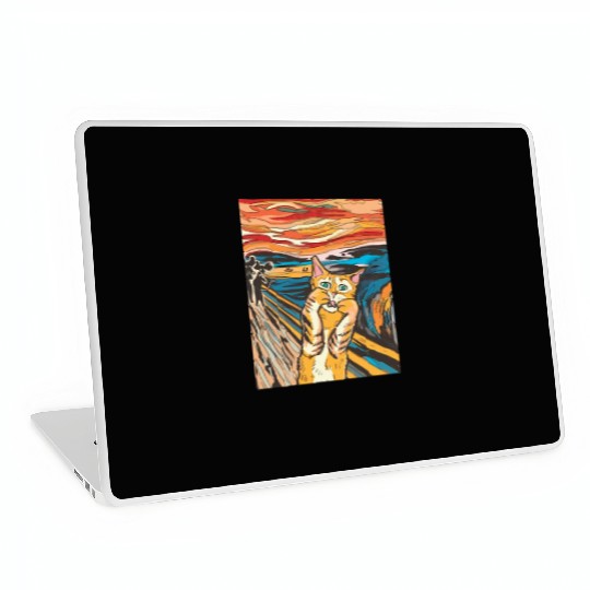 The scream of the cat Laptop Skins