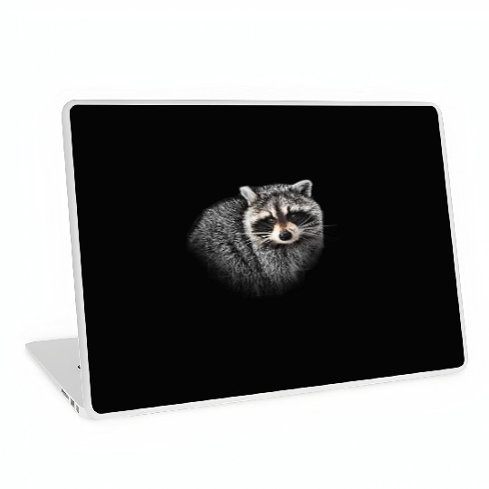A Gentle Raccoon Laptop Skins