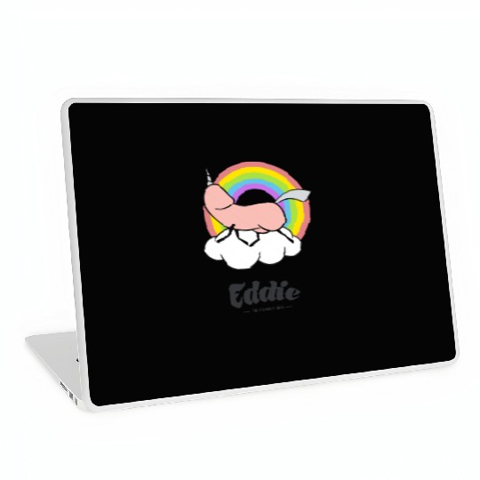 Eddie Funky Unicorn Dick Laptop Skins