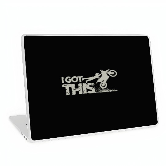 Motocross Dirt Bike I Got This Laptop Skins