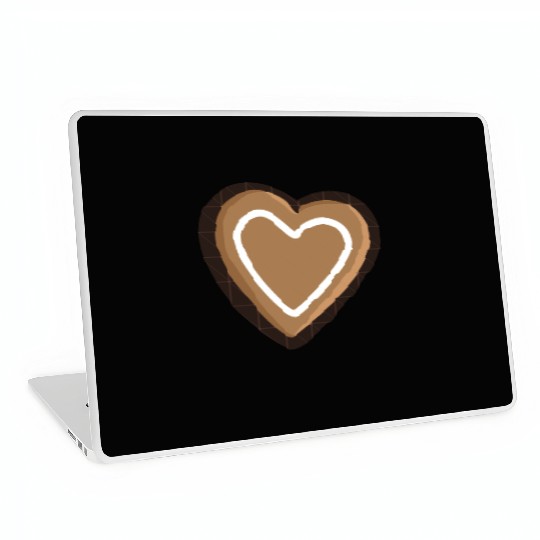 Gingerbread heart Laptop Skins