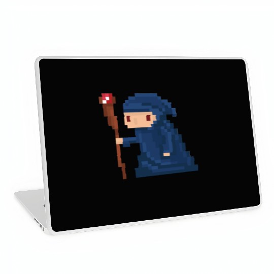 Pixel wizard Laptop Skins