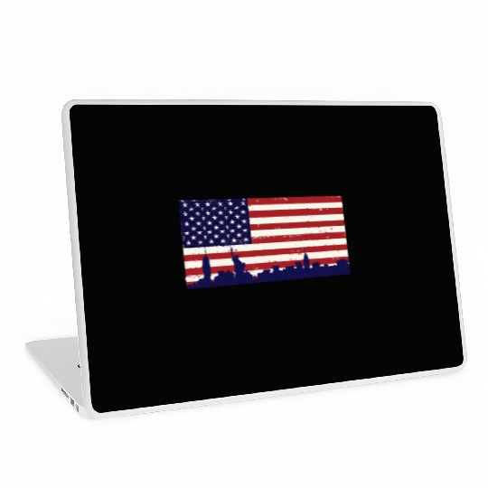 US Flag Freedom liberty peace Laptop Skins