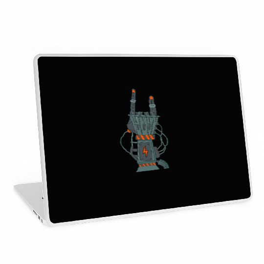 hard rock horns robot Laptop Skins