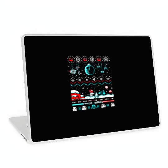 Star Wars ugly Christmas sweater Laptop Skins