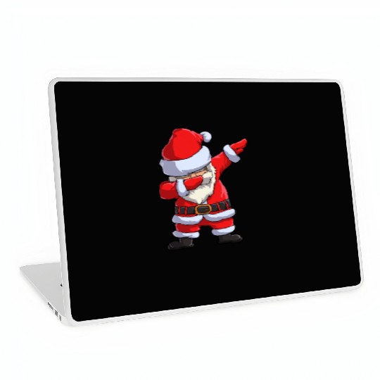 Dabbing santa claus Laptop Skins