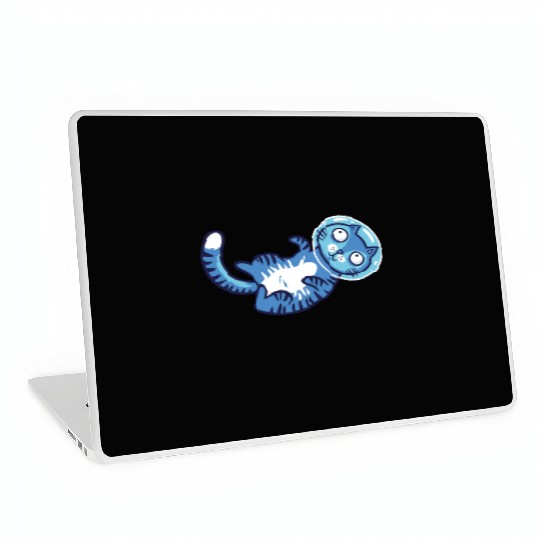 Space cat Laptop Skins