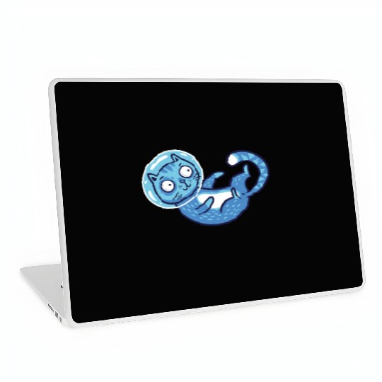 Space cat Laptop Skins