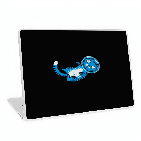Space cat Laptop Skins