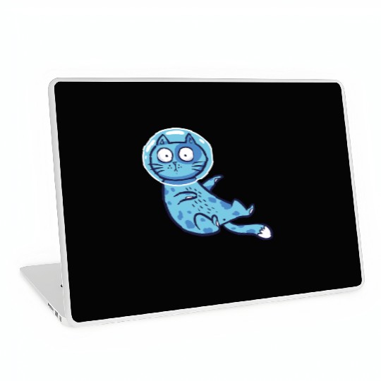 Space cat Laptop Skins