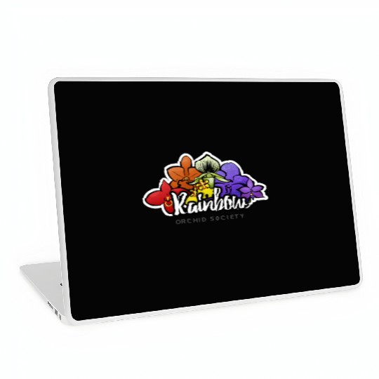 Rainbow Orchid Society Laptop Skins