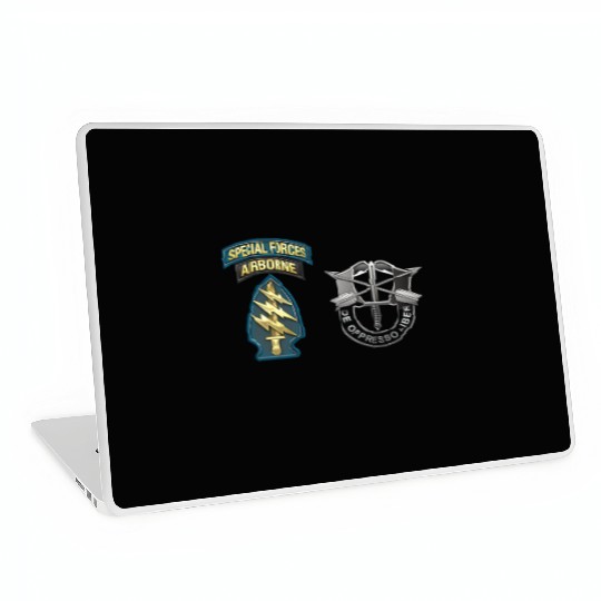 U S Army Special Forces Green Berets SSI DUI Laptop Skins