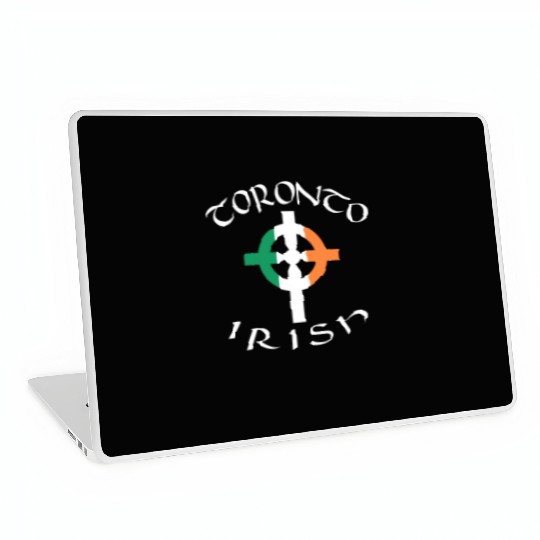 Ireland Canada Pride Celtic Cross Toronto Irish Laptop Skins