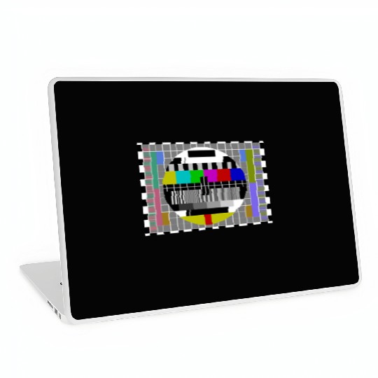 TV Video Test Pattern Screen Laptop Skins
