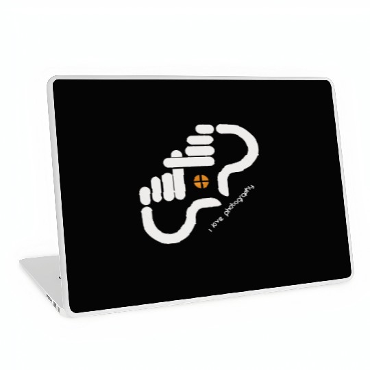 I LOVE PHOTOGRAPHY Laptop Skins