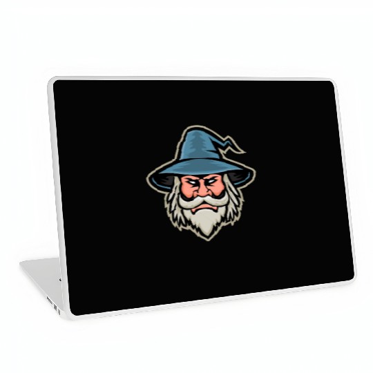 Wizard Head Mascot Laptop Skins