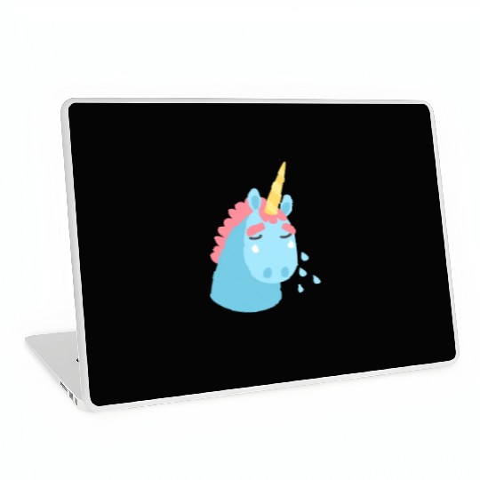 Sad Unicorn Laptop Skins