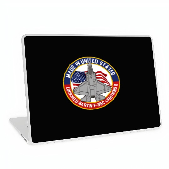 Lockheed Martin F-35C Lightning II - Made in USA Laptop Skins