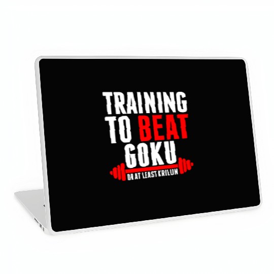 Training To Beat Goku Laptop Skins