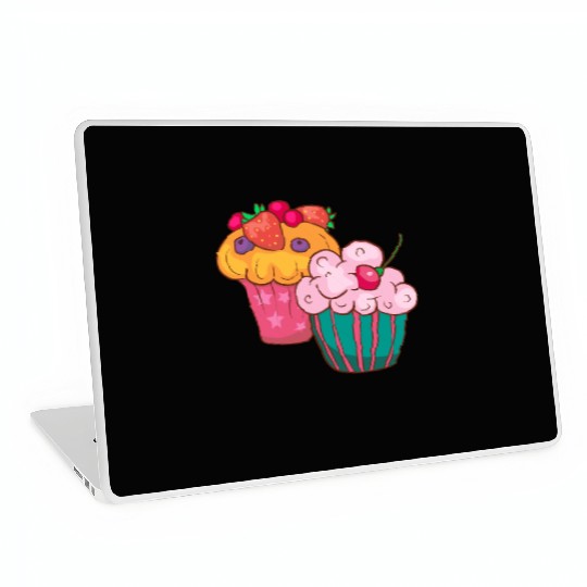 Cupcake Muffin Bakery Cake Candy Sweets Cookie Laptop Skins