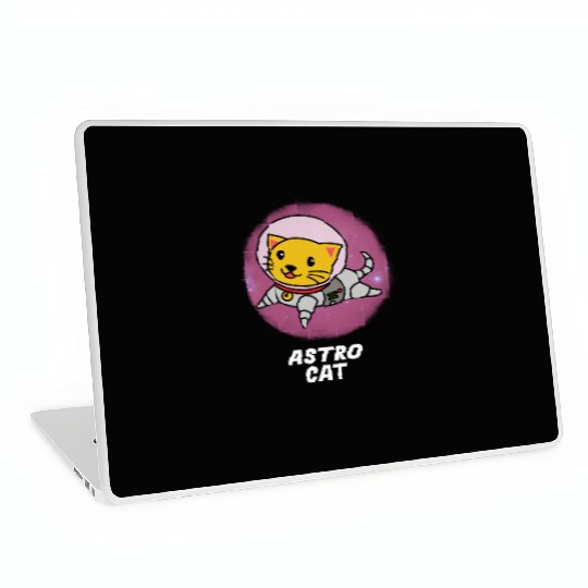 Astro Cat Laptop Skins