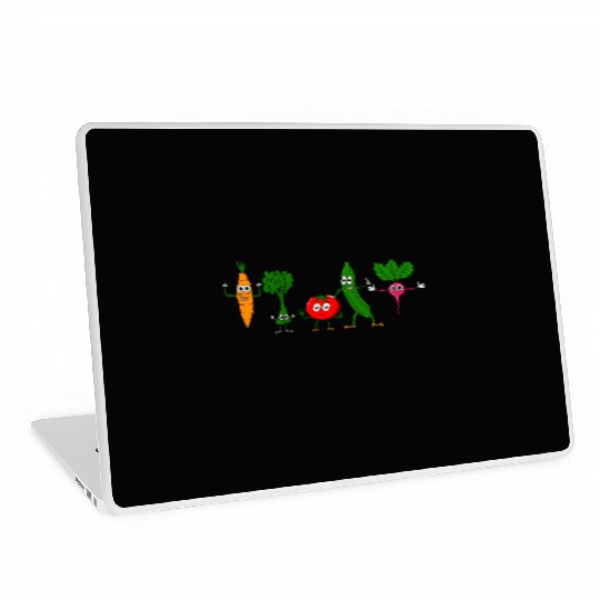 Happy Vegetable Friends Laptop Skins