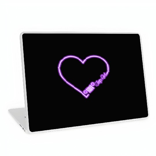Jeep Love Purple Neon Laptop Skins