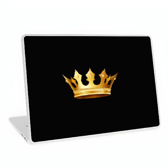 King prince monarch VIP golden crown gold image Laptop Skins