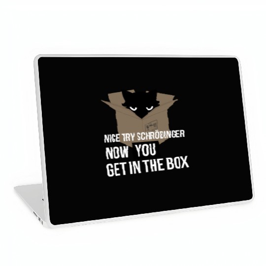 Schrodinger'S Cat - Quantum Mechanics Physics Laptop Skins