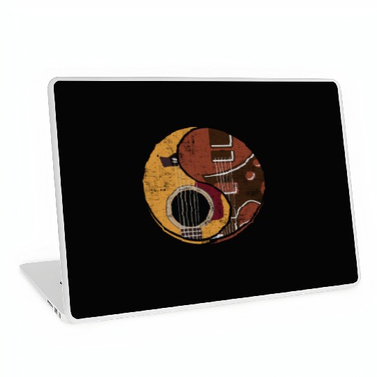 Guitar Ying Yang Music Guitar Player Gift Laptop Skins
